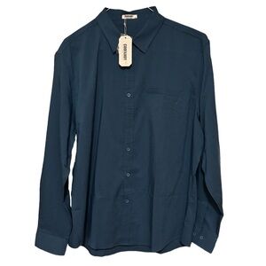 COOFANDY Men’s Blue Dress Shirt NWT Size XL